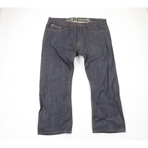 Cult of Individuality Mens 42x30 Japanese Selvedge Denim Hagen Relaxed Fit Jeans